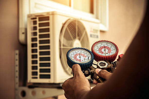 Professional Ac Installation technician working in Shirley, MA